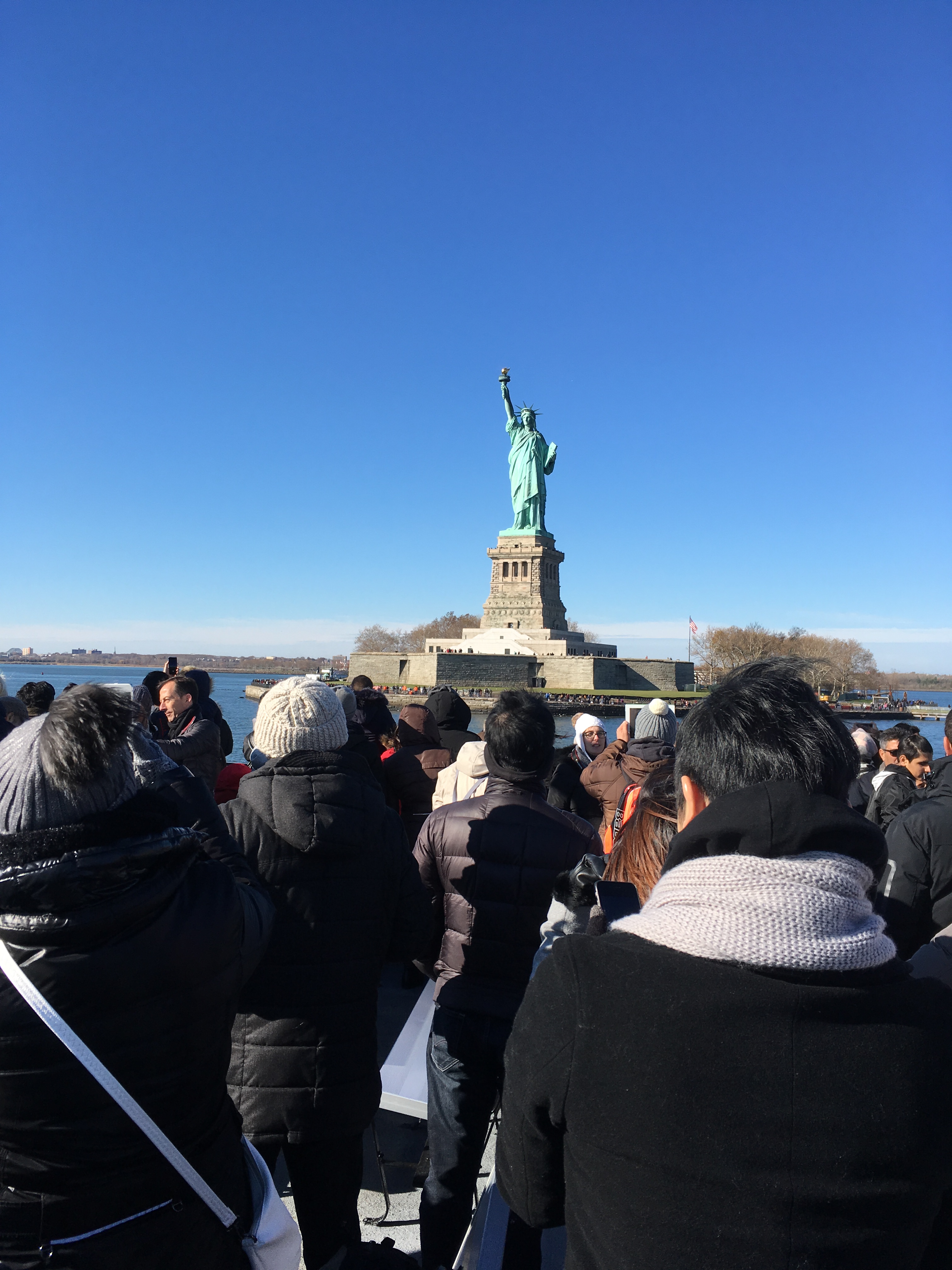Statue of Liberty from the boat